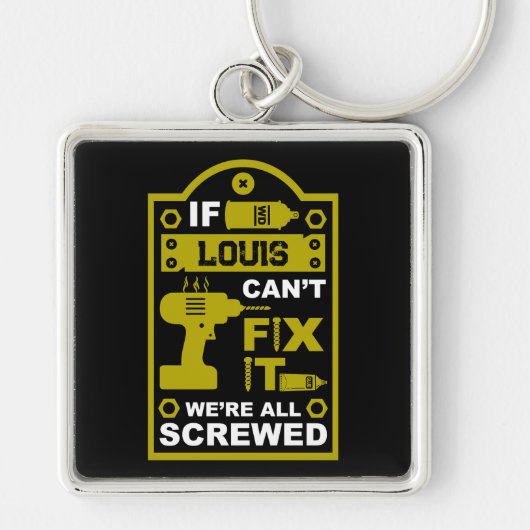 Grappige DIY Fix It Reparatie Sleutelhanger (Voorkant)