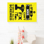 Grappige DIY Fix It Reparatie Spandoek (Insitu)