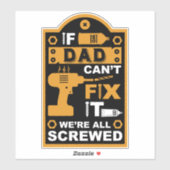 Grappige DIY Fix It Reparatie Sticker (Vel)