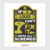 Grappige DIY Fix It Reparatie Sticker (Vel)