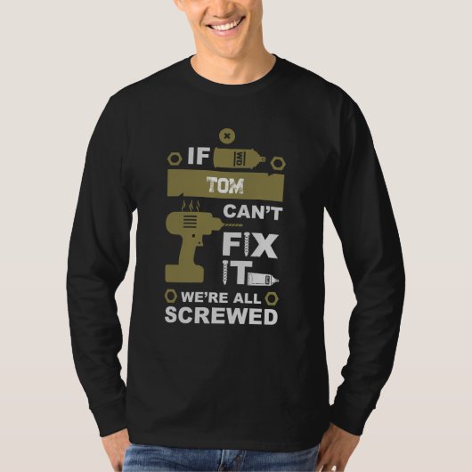 Grappige DIY Fix It Reparatie T-shirt (Voorkant)