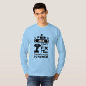 Grappige DIY Fix It Reparatie T-shirt (Voorkant volledig)
