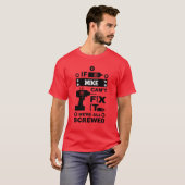 Grappige DIY Fix It Reparatie T-shirt (Voorkant volledig)