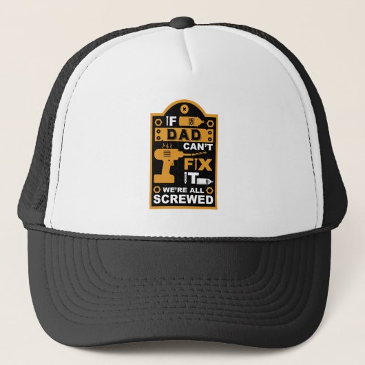 Grappige DIY Fix It Reparatie Trucker Pet (Voorkant)