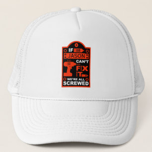Grappige DIY Fix It Reparatie Trucker Pet