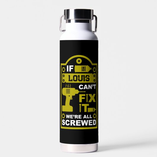 Grappige DIY Fix It Reparatie Waterfles (Voorkant)