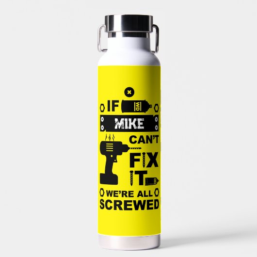 Grappige DIY Fix It Reparatie Waterfles (Voorkant)