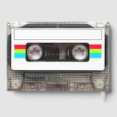 Grappige DJ 80s Cassettebandje 40th Birthday gast Gastenboek (Achterkant)