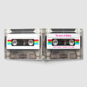 Grappige DJ 80s Cassettebandje 40th Birthday gast Gastenboek (Volledig)