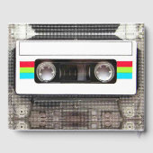 Grappige DJ 80s Cassettebandje 40th Birthday gast Gastenboek (Achterkant)