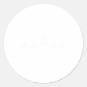 Grappige DJ Art voor mannen Vrouwen Vinyl Record L Ronde Sticker