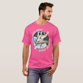Grappige DJ Shirt Spaceman EDM Gear Rave Kleding T (Voorkant volledig)