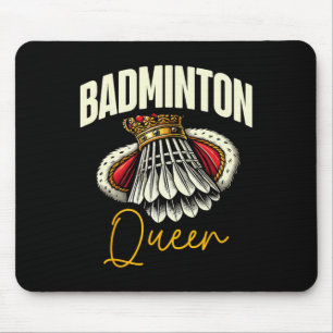 Grappige Dminton Speler Love Shuttle Design 11 Muismat