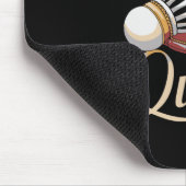 Grappige Dminton Speler Love Shuttle Design 8 Muismat (Hoek)