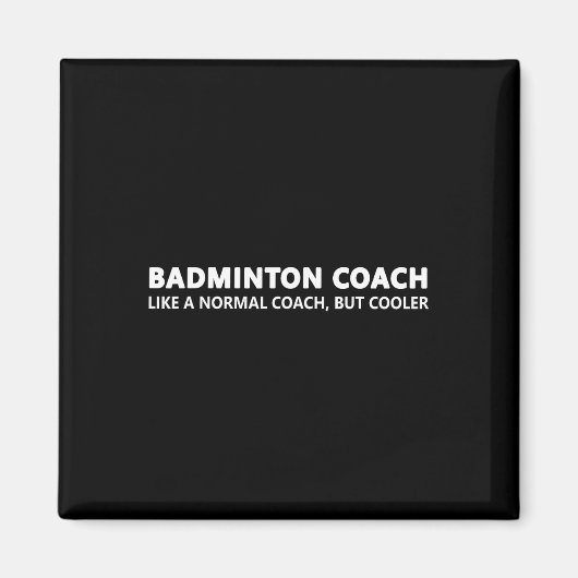 Grappige Dminton Trainer Definitie Dminton Coach Magneet (Voorkant)