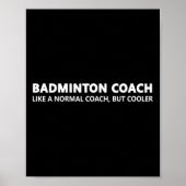 Grappige Dminton Trainer Definitie Dminton Coach Poster (Voorkant)
