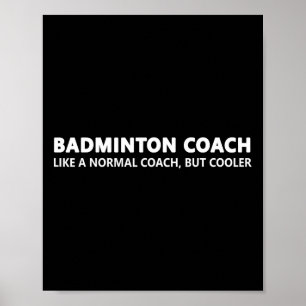 Grappige Dminton Trainer Definitie Dminton Coach Poster