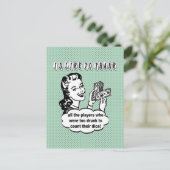 Grappige dobbelstenen - ik wil bedanken briefkaart (Staand voorkant)