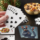 Grappige Dobermann Kawaii Hond Pokerkaarten (Insitu)