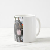 Grappige Dobermann Koffiemok (Voorkant rechts)