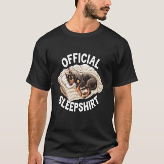 Grappige Dobermann Pinscher Officiële Slaapshirt P T-shirt