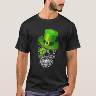 Grappige Dobermann Schedel Hond St Patrick S Dag T-shirt