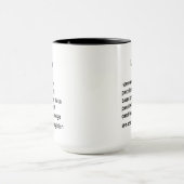 Grappige Docent Definitie Cadeaus voor mannen Vrou Mok (Midden)
