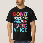 Grappige Docenten Citaten T-shirt (Voorkant)