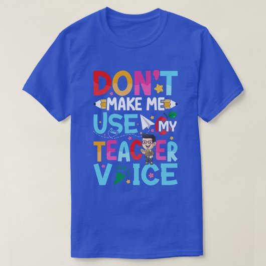 Grappige Docenten Citaten T-shirt (Design voorkant)