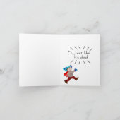 grappige dochter in de wet Kerstmis Kaart (Binnen)