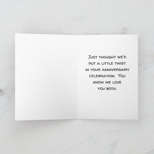 Grappige dochter in de wet trouwdag kaart (Binnen)