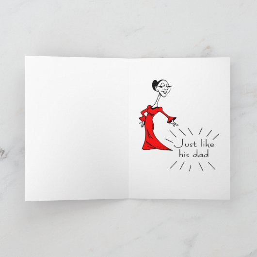 Grappige dochter in de wet verjaardag kaart (Binnen)