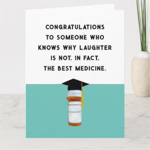 Grappige Doctor of Pharmacy Afstuderen Kaart