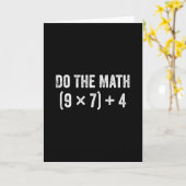 Grappige Doe De Rekening 67 Meme  Kaart (Gele Bloem)