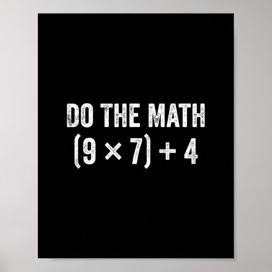 Grappige Doe De Rekening 67 Meme Poster (Voorkant)