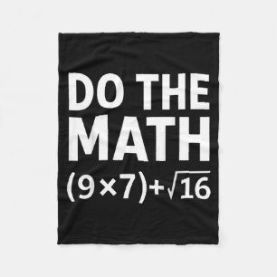 Grappige Doe De Rekening Meme – Nerd Humor Vergeli Fleece Deken