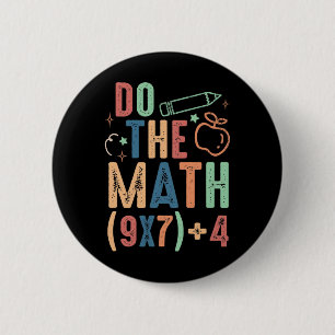 Grappige Doe De Rekensom 67 Meme Zes Zeven Jongen Ronde Button 5,7 Cm