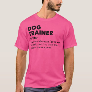 Grappige Dograiner-definitie Zwarte retro T-shirt