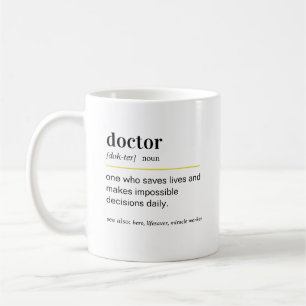 Grappige Dokter Definitie Cadeau Koffiemok