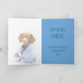 Grappige Dokter en Verjaardag Verpleegster Kaart (Binnen)