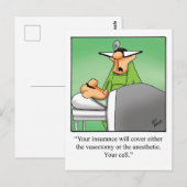 Grappige Dokter Humor Ansichtkaart Briefkaart (Voorkant / Achterkant)