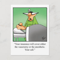Grappige Dokter Humor Ansichtkaart