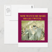 grappige dokter humor briefkaart (Voorkant / Achterkant)