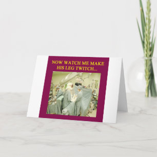 grappige dokter humor kaart