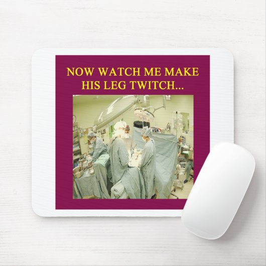 grappige dokter humor muismat (Met muis)