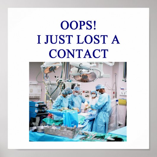 grappige dokter humor poster (Voorkant)