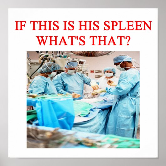 grappige dokter humor poster (Voorkant)