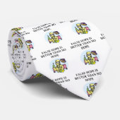 grappige dokter humor stropdas (Opgerold)