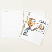 Grappige dokter leert voet anatomie planner