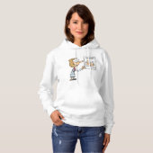 Grappige dokter leert voetanatomie hoodie (Voorkant volledig)